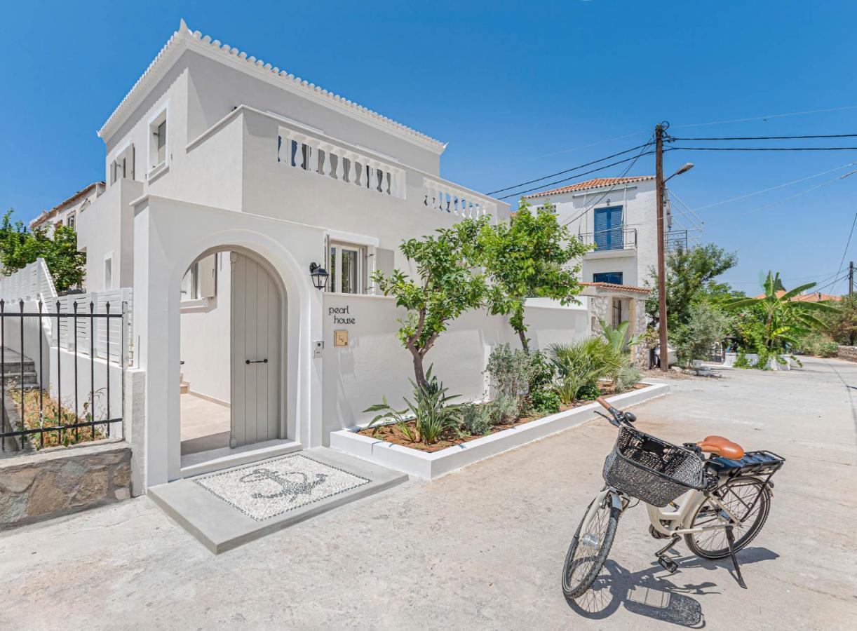 Pearl House - Luxurious New Beach Villa In Spetses Stunning View Ligoneri Zewnętrze zdjęcie