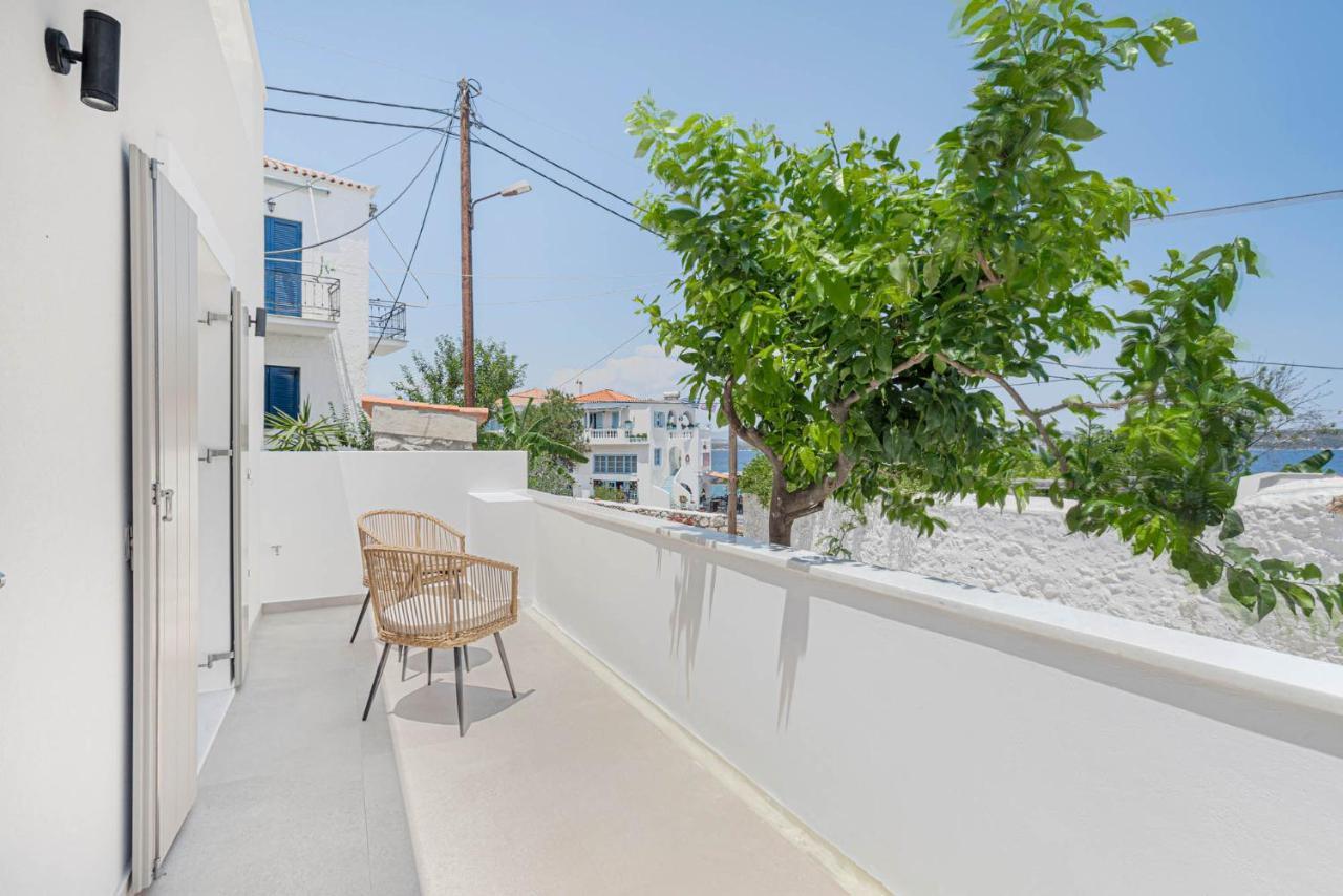 Pearl House - Luxurious New Beach Villa In Spetses Stunning View Ligoneri Zewnętrze zdjęcie