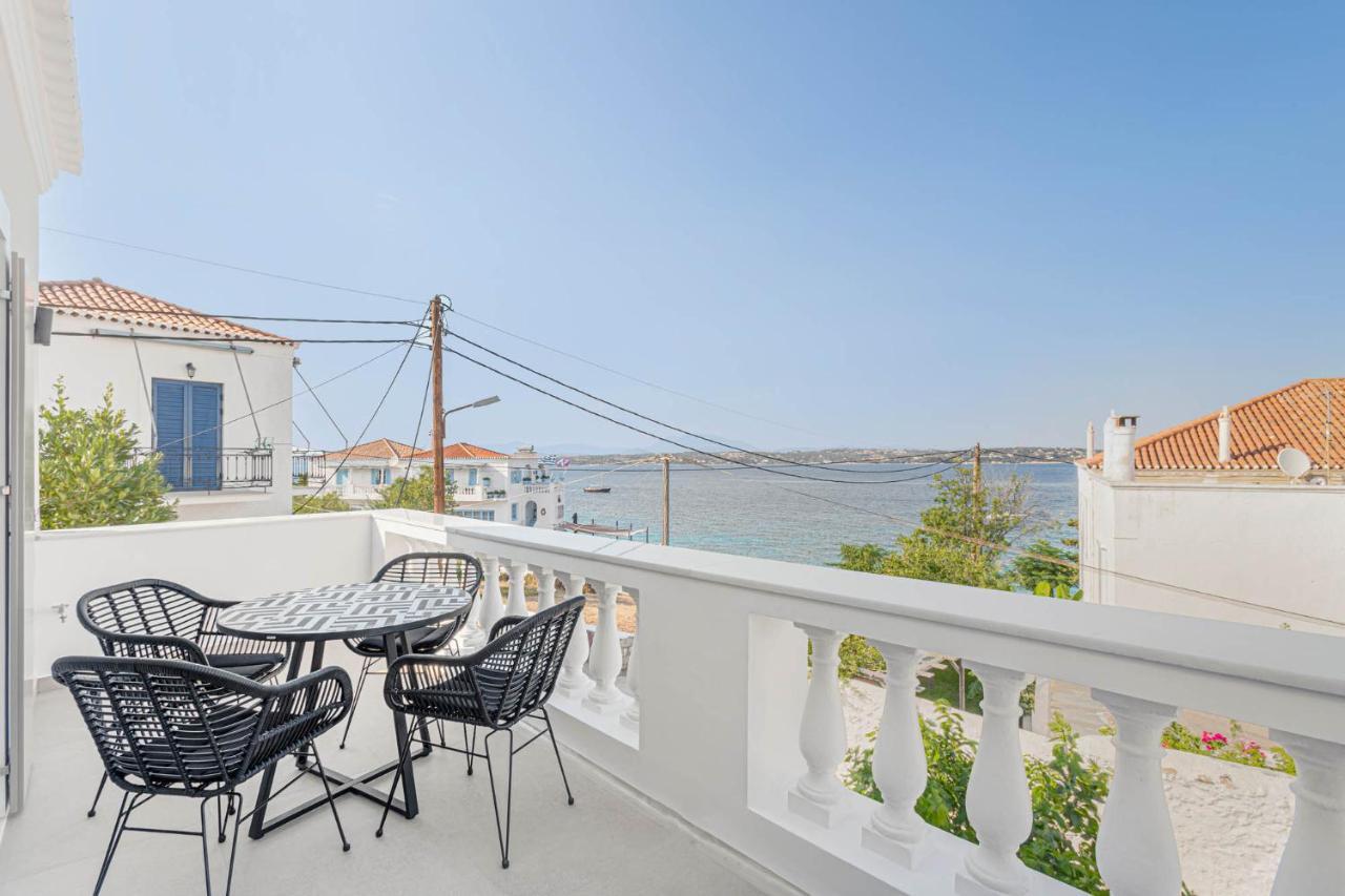 Pearl House - Luxurious New Beach Villa In Spetses Stunning View Ligoneri Zewnętrze zdjęcie